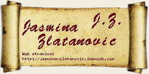 Jasmina Zlatanović vizit kartica